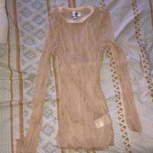 Never Worn Sheer long sleeve top from urban